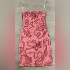 Laundry by Shelli Segal beautiful beaded strapless dress. Brand new.